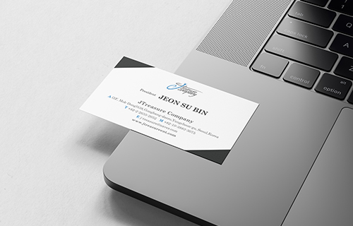 Business Card on Macbook Pro Mockup by Anthony Boyd Graphics